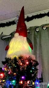 img 5 attached to Большая 24-дюймовая елка в клетку с изображением буйвола, шведский гном, украшение для рождественской елки - Sattiyrch