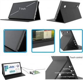 img 3 attached to JUN-ELECTRON Raspberry Portable Monitor - 14-Inch Touchscreen, HDMI | E384