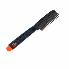 img 3 attached to 6-Pack HOYIN Soft Grip Wire Scratch Brush With Shoe Handle Style, 4X18 Rows, 0.012-Inch Carbon Steel Bristles