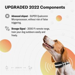 img 3 attached to 🐶 2020 Professional K9 Dog Training Collar: Remote Control, Long-Range E-Collar, Shock & Vibration Control, Rechargeable & Waterproof for All Dog Breeds