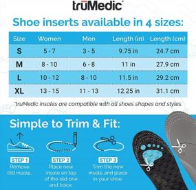 img 1 attached to TruMedic EasyFlex Lightweight Insoles: All-Day Comfort & Plantar Fasciitis Relief For Women And Men