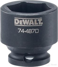 img 1 attached to 🔧 Dewalt DWMT74487B 6-Point 3/8" Drive Impact Socket - Size 13/16