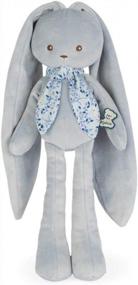 img 1 attached to Introducing Kaloo Lapinoo: The Perfect First Friend For Your Little One - Machine Washable Corduroy Rabbit In Blue - Gift Box Included - 13.75” Tall - Suitable For Ages 0+