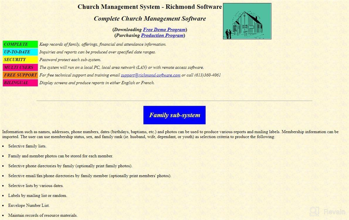 img 1 attached to Church Management System review by Mark Patterson