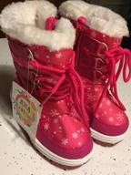 img 1 attached to Apakowa Kids Girls Boys Insulated Fur Winter Warm Snow Boots (Toddler/Little Kid) review by Alfonso Wilson