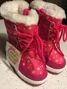 img 6 attached to Apakowa Kids Girls Boys Insulated Fur Winter Warm Snow Boots (Toddler/Little Kid)