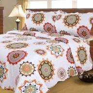 get cozy with mohap reversible quilt set- twin size, hypoallergenic, all-season - pattern#5 логотип