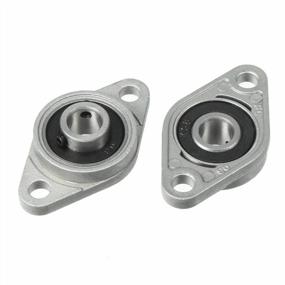 img 1 attached to KFL08 8Mm Zinc Alloy Self Aligning Pillow Block Flange Bearing, Pack Of 4 (Xnrtop)