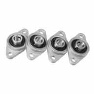 kfl08 8mm zinc alloy self aligning pillow block flange bearing, pack of 4 (xnrtop) logo