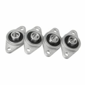 img 3 attached to KFL08 8Mm Zinc Alloy Self Aligning Pillow Block Flange Bearing, Pack Of 4 (Xnrtop)