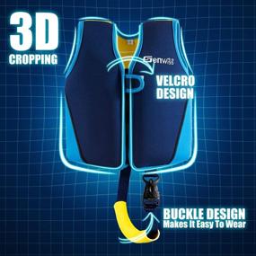 img 1 attached to Find The Perfect Swim Vest For Your 18-Month-Old Baby Girl - Genwiss Toddler Vest For 20-28 Lbs
