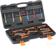 🔌 iwiss deutsch connector crimping tool kit: delphi weather pack crimper with pin removal tool - 12pcs logo