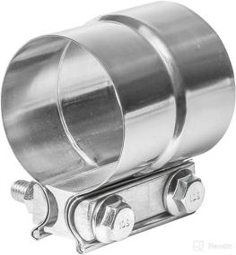 img 3 attached to 🔧 TOTALFLOW 4.5" Lap Joint Exhaust Muffler Clamp Band - Premium 304 Stainless Steel Construction - 4.5 Inch Diameter