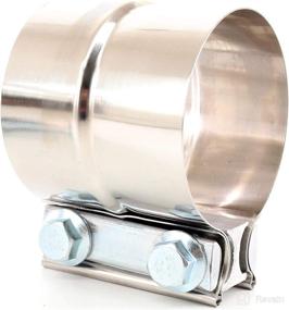 img 4 attached to 🔧 TOTALFLOW 4.5" Lap Joint Exhaust Muffler Clamp Band - Premium 304 Stainless Steel Construction - 4.5 Inch Diameter