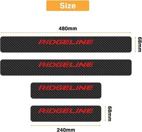 img 3 attached to Protector Threshold Sticker Thickened Ridgeline Interior Accessories