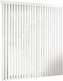 img 4 attached to Cordless Custom PVC Vertical Blinds - Premium Window Shades For Smart Patio Doors And Windows - Blocks Sunlight (Width: 10" To 35 7/8", Length: 12" To 35 7/8") By Spotblinds