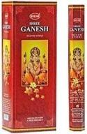 hem ganesha incense hexagon sticks logo