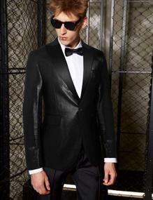 img 3 attached to Men'S Formal Suit Blazer Jacket For Weddings, Proms, Parties & Dinners