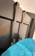 img 1 attached to White Wall Mounted Towel Rack Holder - Sorbus Storage Organizer For Linens review by Taurus Monsalve