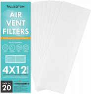 уменьшите количество бытовых аллергенов с премиальной упаковкой из 20 вентиляционных фильтров для дома логотип