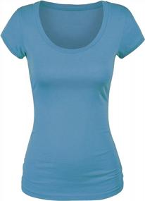 img 3 attached to Value Pack Junior Plus Sizes Emmalise Short Sleeve Scoop Neck Tee For Women