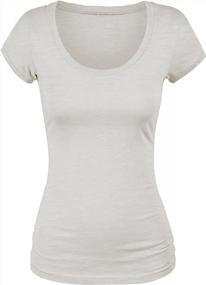 img 2 attached to Value Pack Junior Plus Sizes Emmalise Short Sleeve Scoop Neck Tee For Women