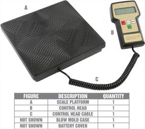 img 2 attached to OEMTOOLS 24560 Digital Refrigerant Scale, 240 Lbs. Capacity, 1 Pack