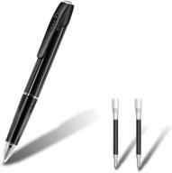 🕵️ wiseup 1080p hd spy pen camera: mini video recorder with photo taking function and built-in 16gb memory card logo