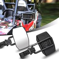 🔍 shejisi utv side mirrors: 2022 new adjustable mirrors for polaris rzr, can am, kawasaki mule & more! логотип