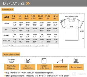 img 2 attached to 👕 Xpyiqun Kids Short Sleeve T-Shirt: Trendy O-Neck Tees for Teen Girls & Boys (3-16 Years)