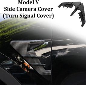 img 3 attached to AOSK Compatible With Tesla Model Y Turn Signal Cover