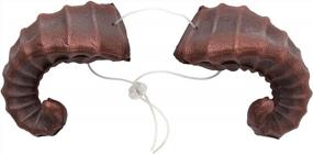 img 1 attached to Adult & Teen Dragon Satyr Horns Costume Accessory - Perfect For Halloween!