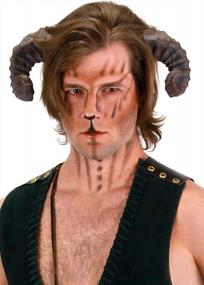 img 2 attached to Adult & Teen Dragon Satyr Horns Costume Accessory - Perfect For Halloween!