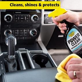 img 1 attached to 🚗 Invisible Glass Power Clean Automotive Interior Detailer Cleaner - Pack of 6: Restores Surfaces and Prevents Fading