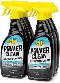 img 4 attached to 🚗 Invisible Glass Power Clean Automotive Interior Detailer Cleaner - Pack of 6: Restores Surfaces and Prevents Fading