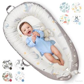 img 4 attached to Pillani Baby Lounger Newborn Breathable