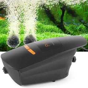 img 4 attached to 🐠 PYPABL 400GPH Aquarium Air Pump: Silent Fish Tank Oxygen Pump for Hydroponics, Ponds & Aquaculture - Large Air Volume Compressor