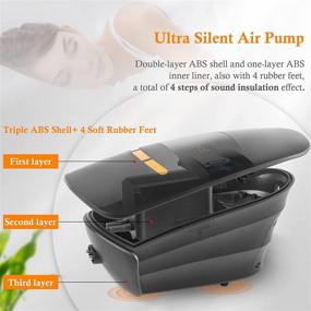 img 1 attached to 🐠 PYPABL 400GPH Aquarium Air Pump: Silent Fish Tank Oxygen Pump for Hydroponics, Ponds & Aquaculture - Large Air Volume Compressor