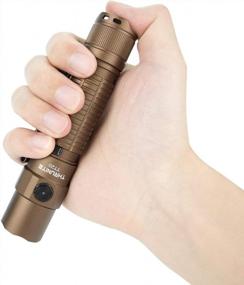 img 2 attached to ThruNite TT20 Rechargeable Flashlight, Momentary-On Tail Switch, High 2526 Lumen Bright Output Turbo Mode, USB C Rechargeable, 258 Meters Beam Distance, For Hunting, Hiking - Desert Tan CW