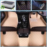 muchkey lincoln 2014 2019 leather protection interior accessories logo