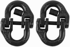 img 4 attached to Trailer Safety Chain Connector Link 1/2 inch, Tow Hitch HammerLock, 12000 Lbs Loading, Coupling Link - Pack of 2