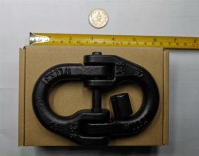 img 3 attached to Trailer Safety Chain Connector Link 1/2 inch, Tow Hitch HammerLock, 12000 Lbs Loading, Coupling Link - Pack of 2