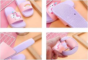 img 1 attached to Waiyqju Toddler Slippers: Non-Slip 👞 Lightweight Boys' Shoes/Sandals for Comfort and Safety