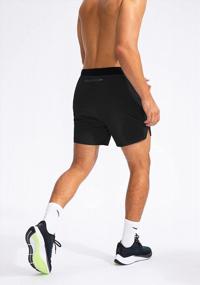 img 2 attached to Men'S 5 Inch Lightweight Quick Dry Workout Running Shorts With 3 Pockets For Soccer Gym Athletic Activities