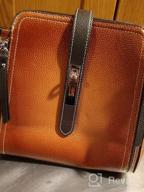 img 1 attached to Heshe Women'S Leather Shoulder Bag: Stylish Satchel, Purses, And Crossbody Bag All In One review by Jean Donjuan