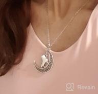 img 1 attached to 🌙 BEKECH Skater Necklace: Embrace Your Love for Ice Skating with a Stylish Crescent Moon Pendant review by Angela Campos