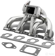 dna motoring tm f23l s t3 38 stainless manifold logo