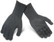 kezzled oven, bbq gloves (heat, flame & cut resistance - en407 tested level 3, 662f 15s+) (knitted plain) logo