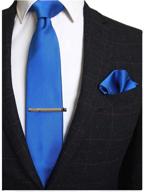 👔 enhance your formal attire: jemygins formal necktie pocket hankerchief - ideal for ties, cummerbunds & pocket squares logo