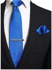 img 4 attached to 👔 Enhance Your Formal Attire: JEMYGINS Formal Necktie Pocket Hankerchief - Ideal for Ties, Cummerbunds & Pocket Squares